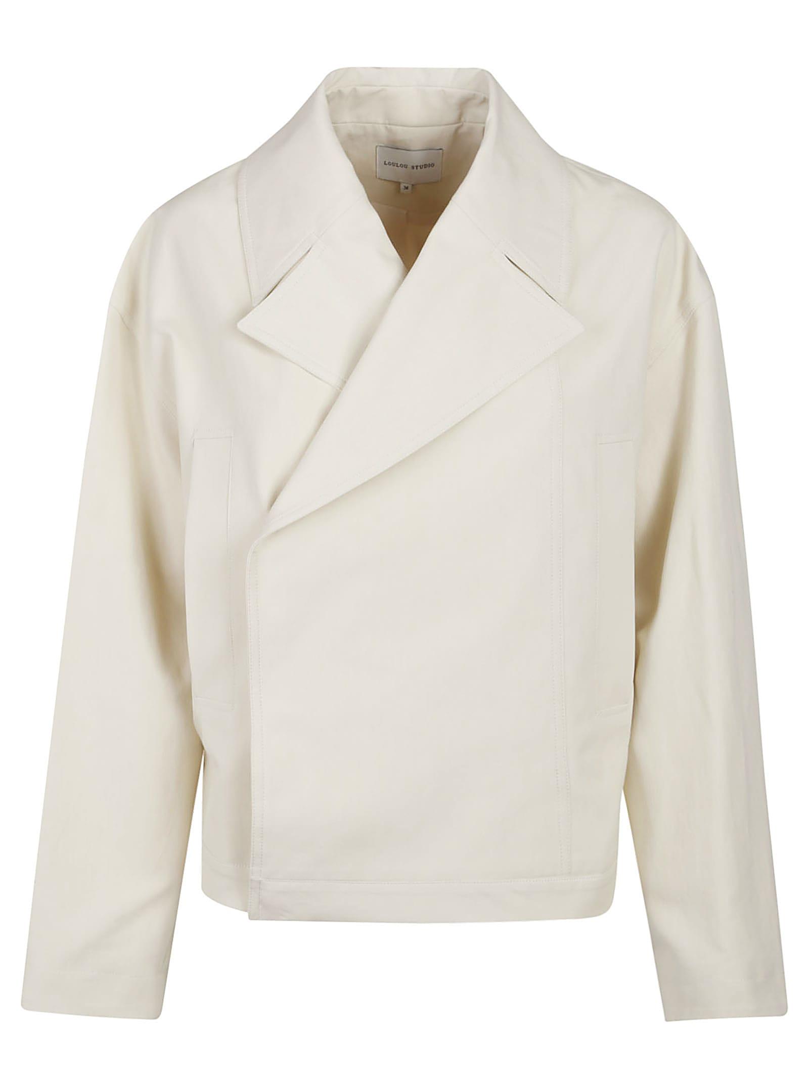 loulou studio coen short spring jacket