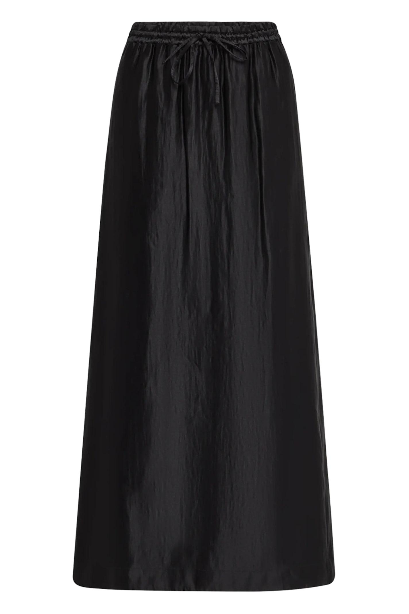 loulou studio elastic waistband long skirt