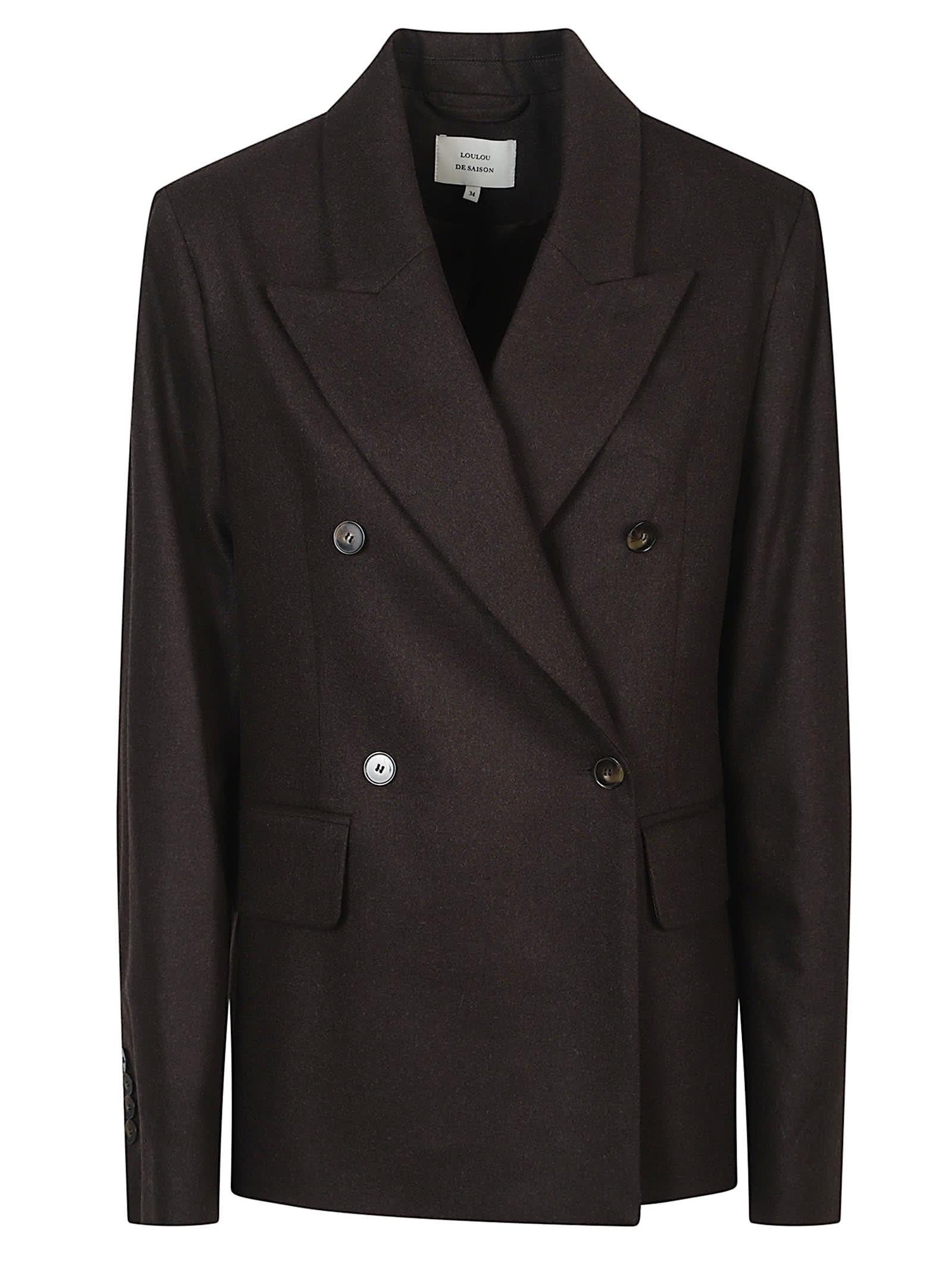 loulou studio gina double breasted jacket