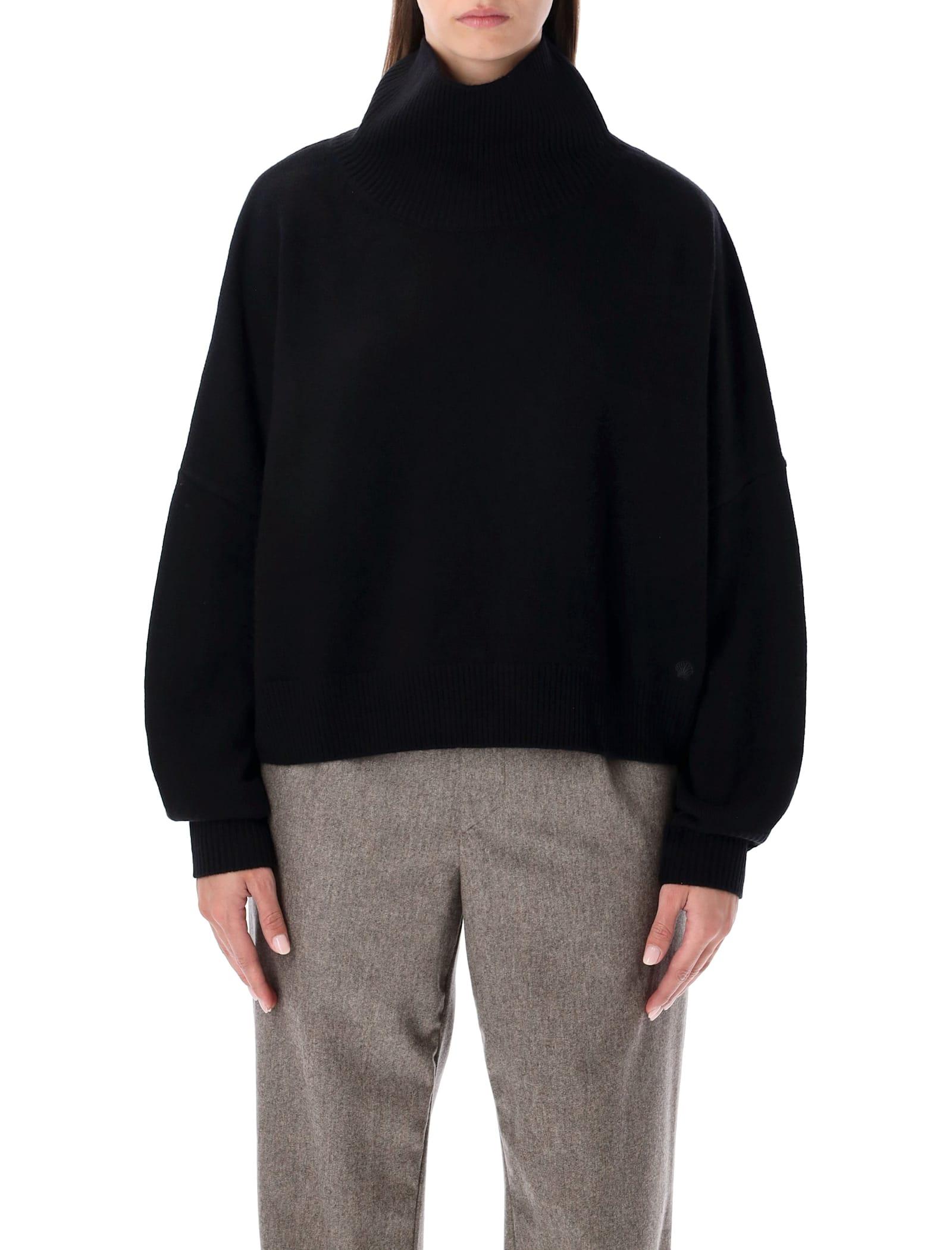 loulou studio loulou de saison luke wool-cashmere stand collar sweater