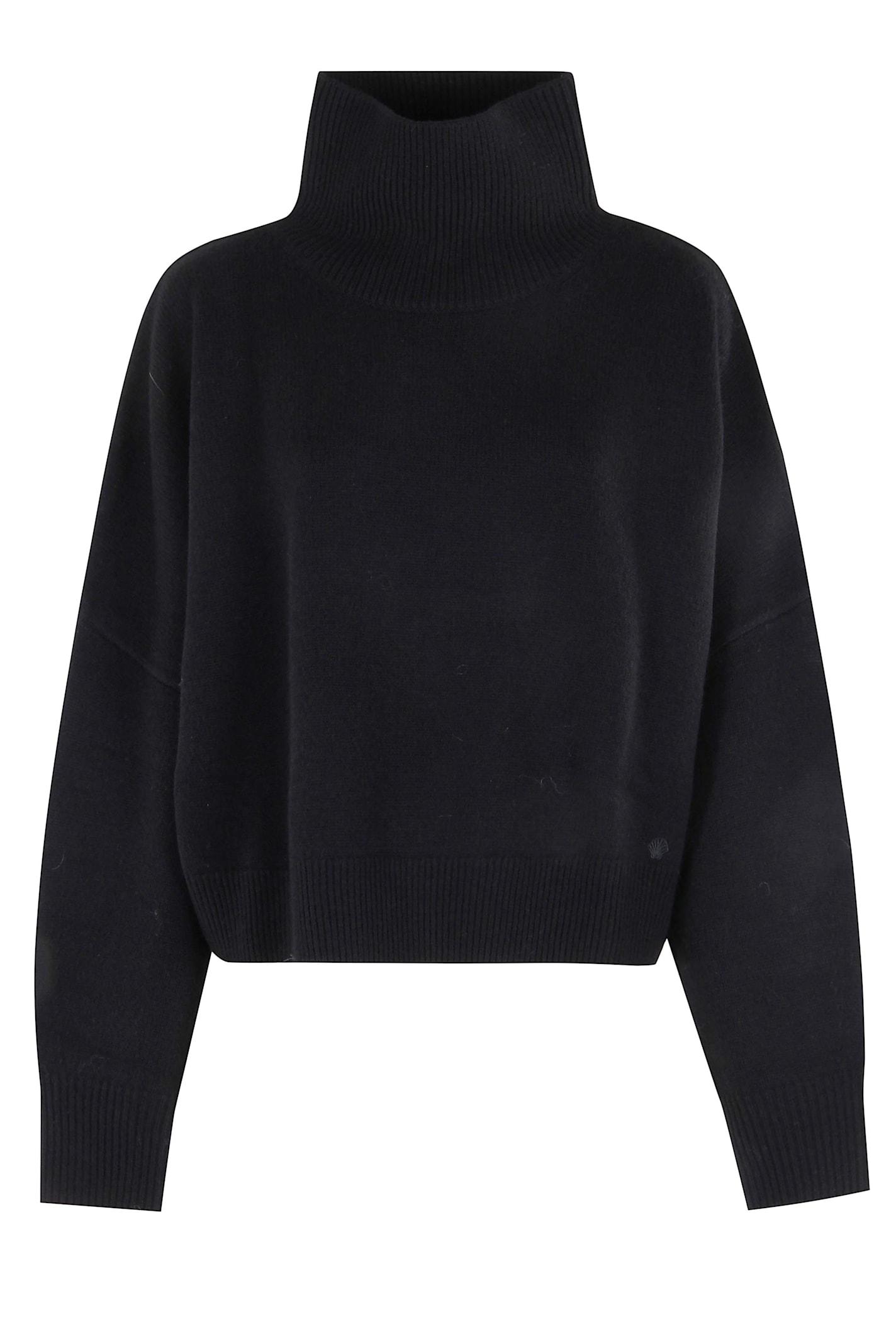 loulou studio luke stand collar sweater