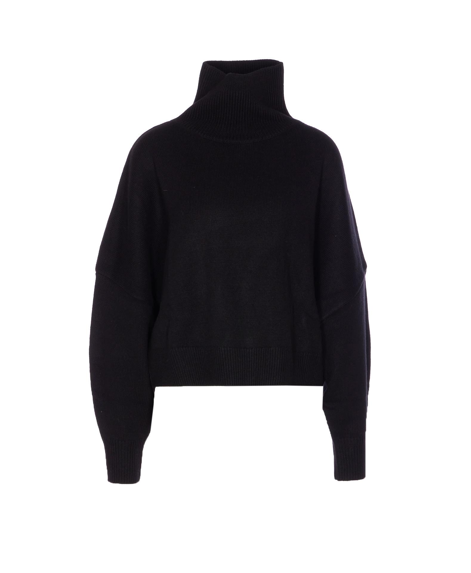 loulou studio luke stand sweater