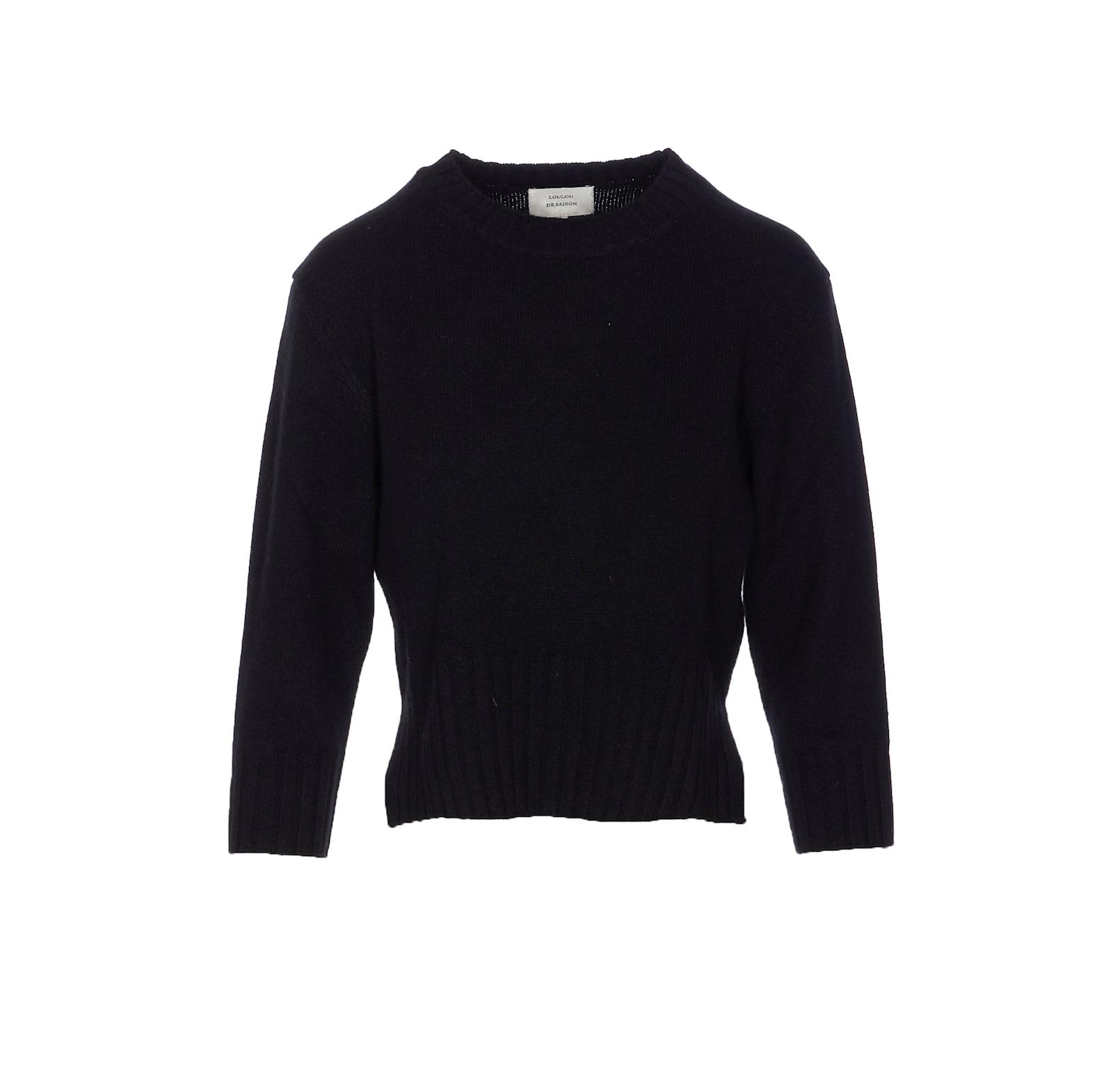 loulou studio mora cropped sweater