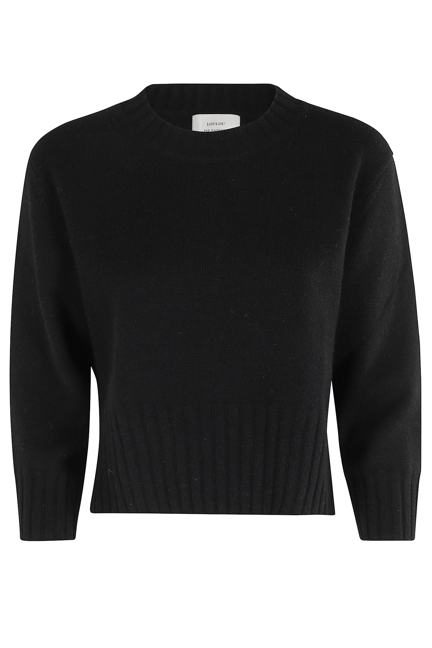 loulou studio mora lds cropped sweater