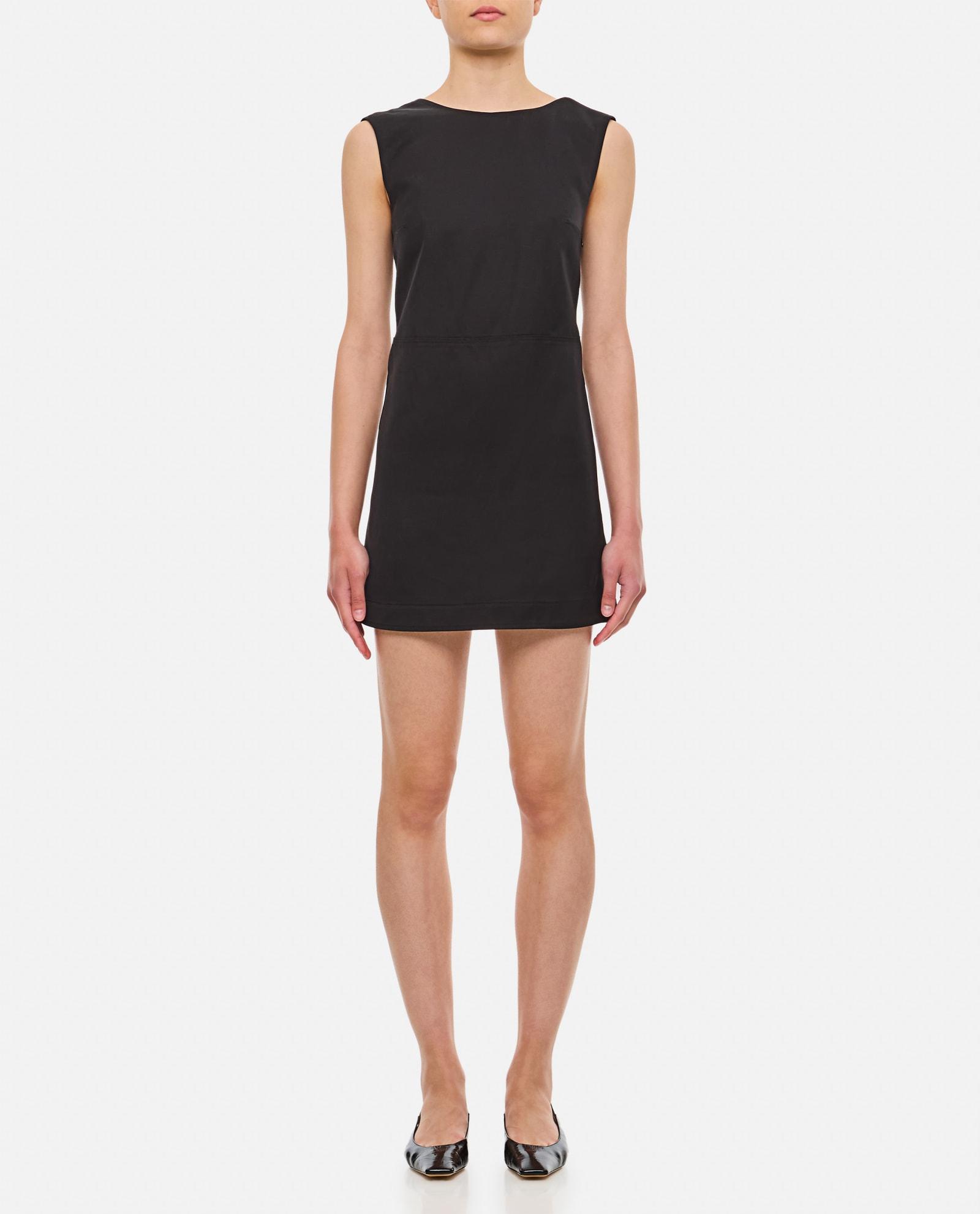 loulou studio openback sleeveless short dress