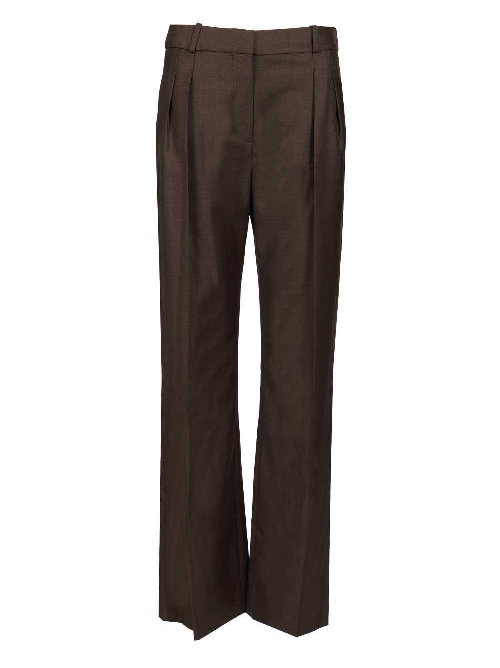 loulou studio sbiru flared trousers