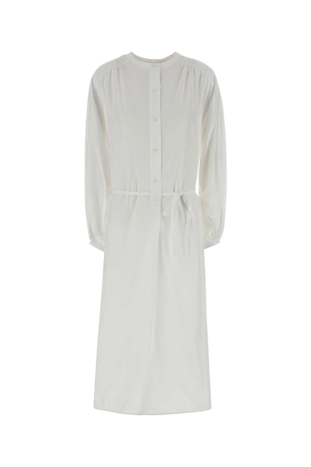 loulou studio white poplin vitti shirt dress