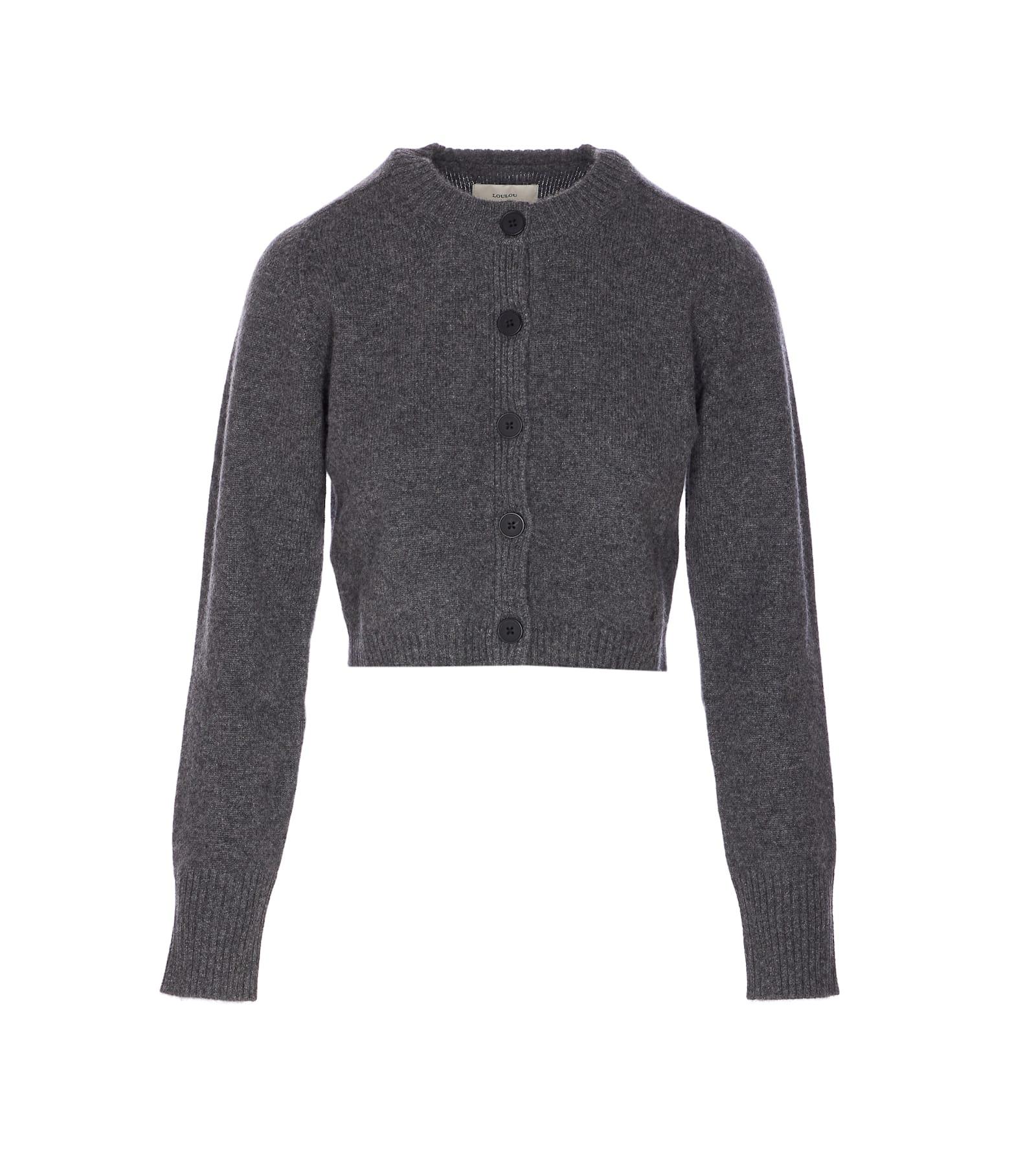 loulou studio zephir cropped cardigan