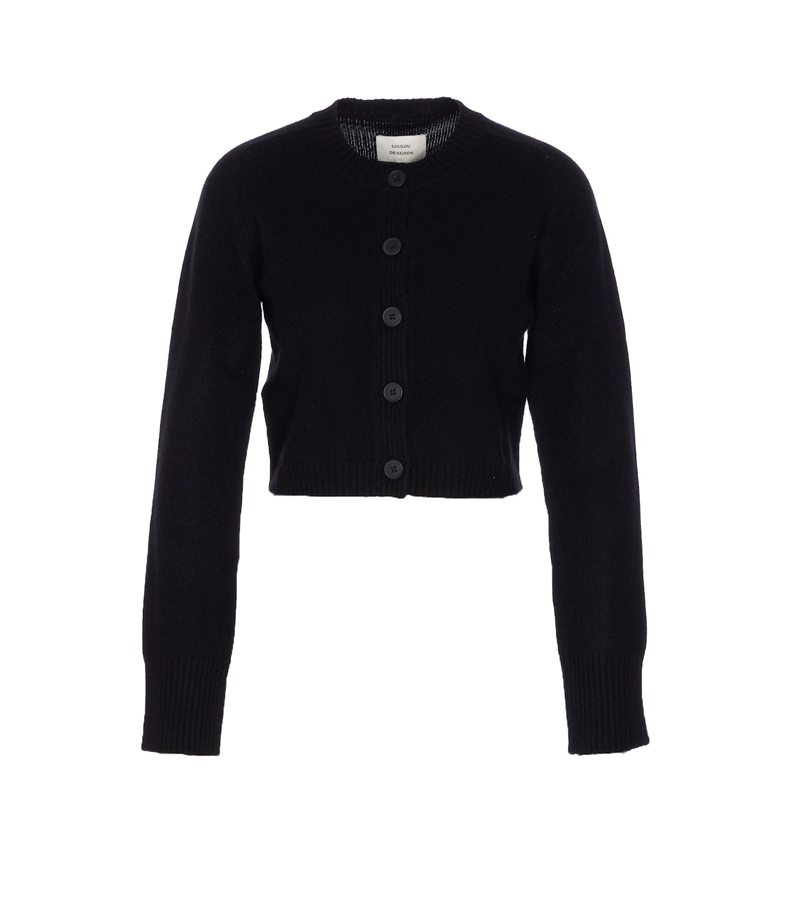 loulou studio zephir cropped cardigan