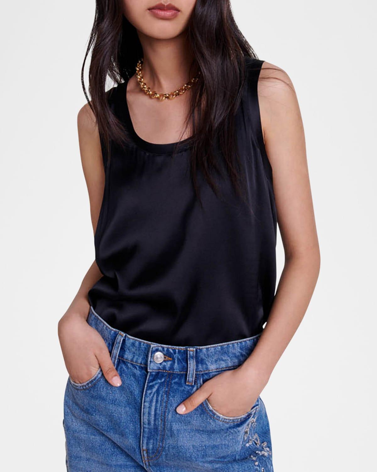 lourma silk tank top