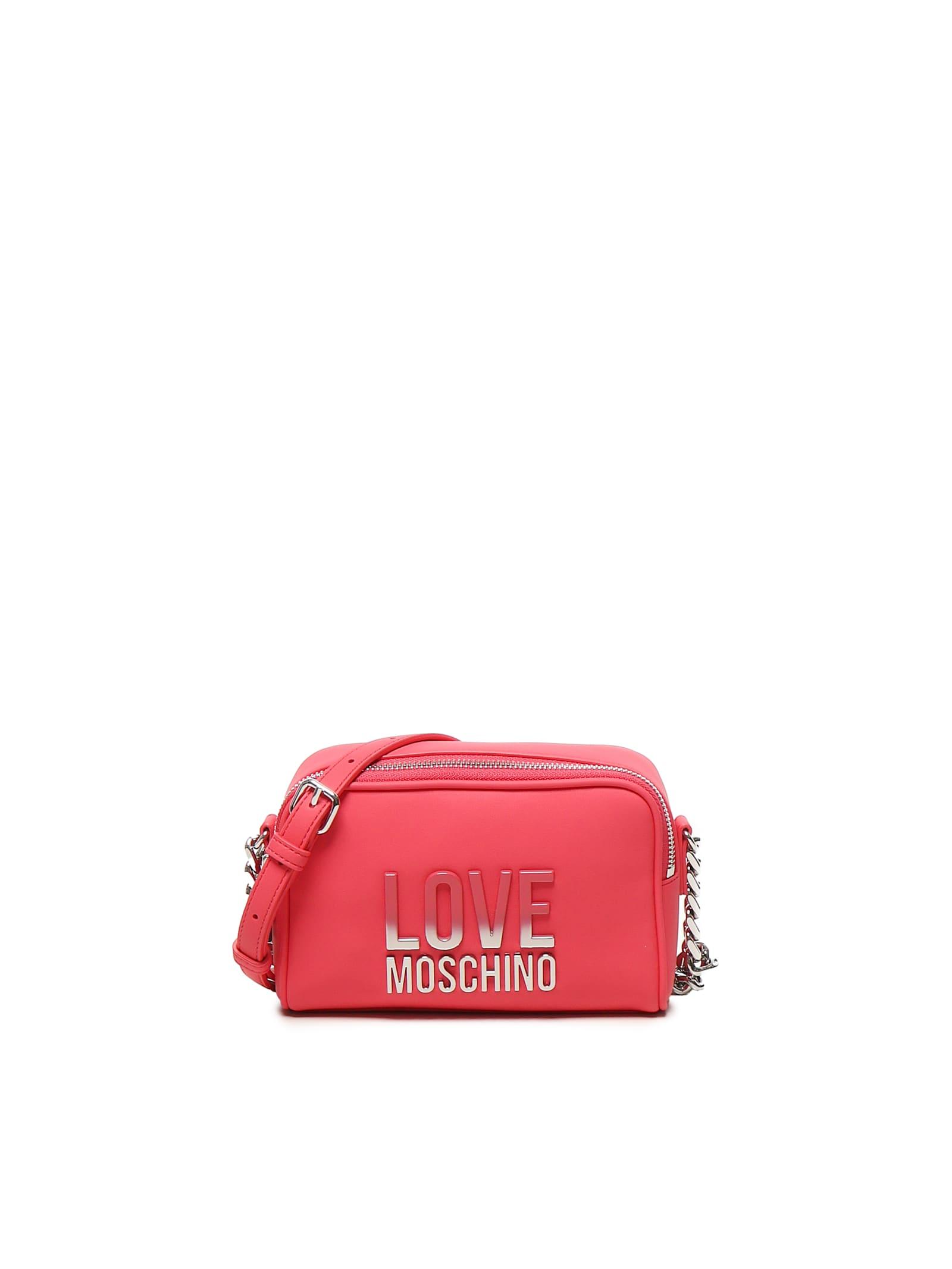 love moschino borsa a tracolla con logo degradé