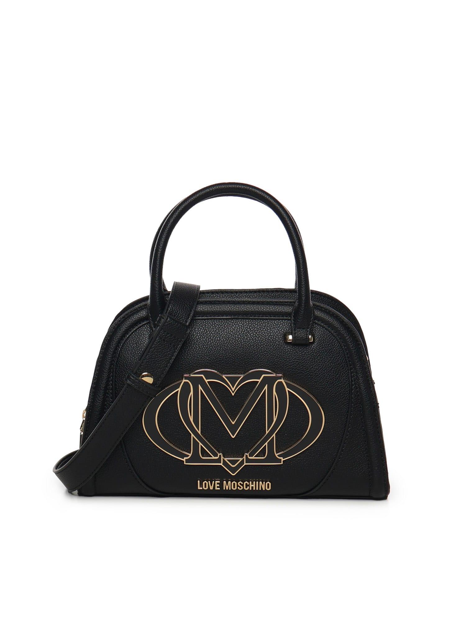 love moschino handbag with logo