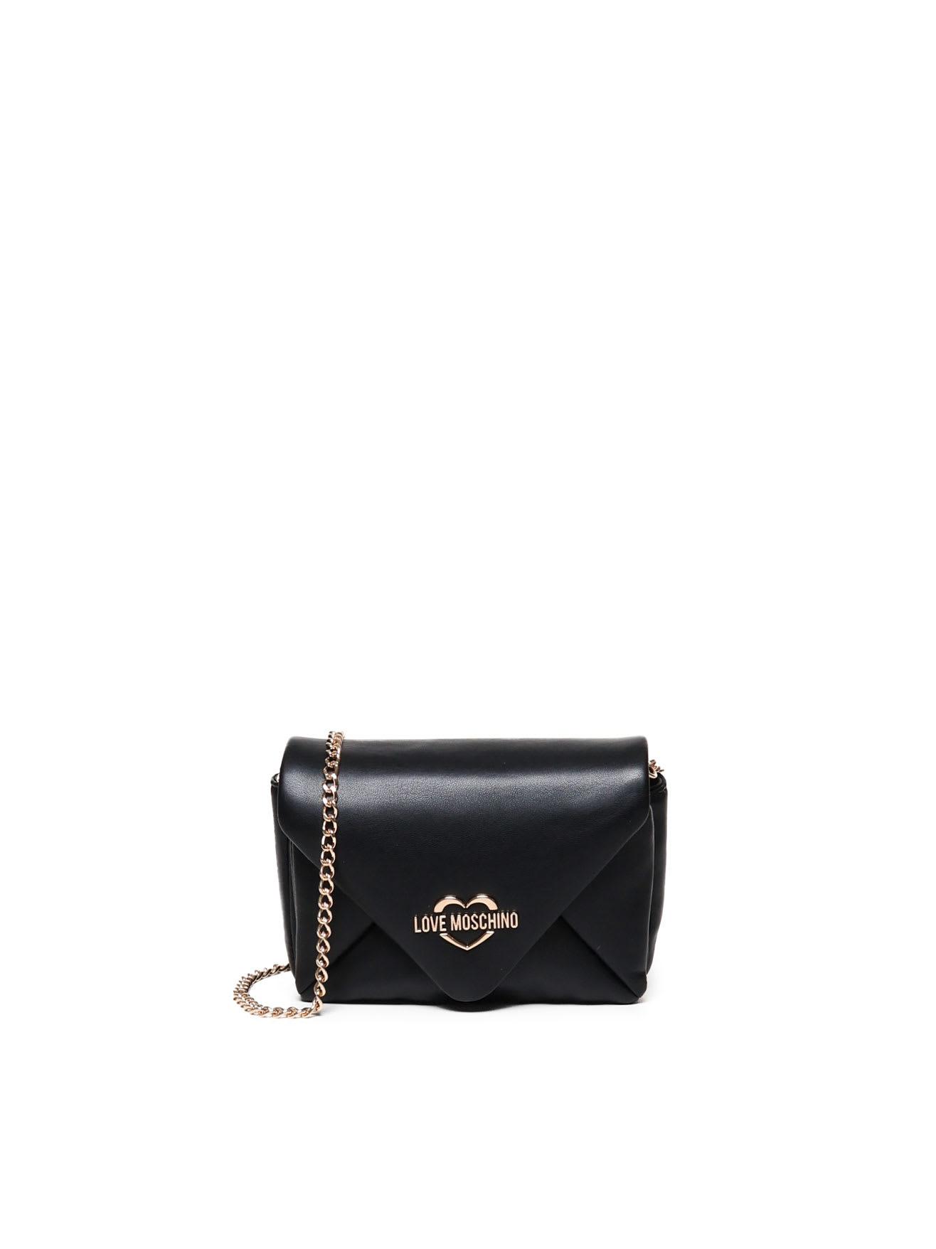 love moschino letter bag in leather