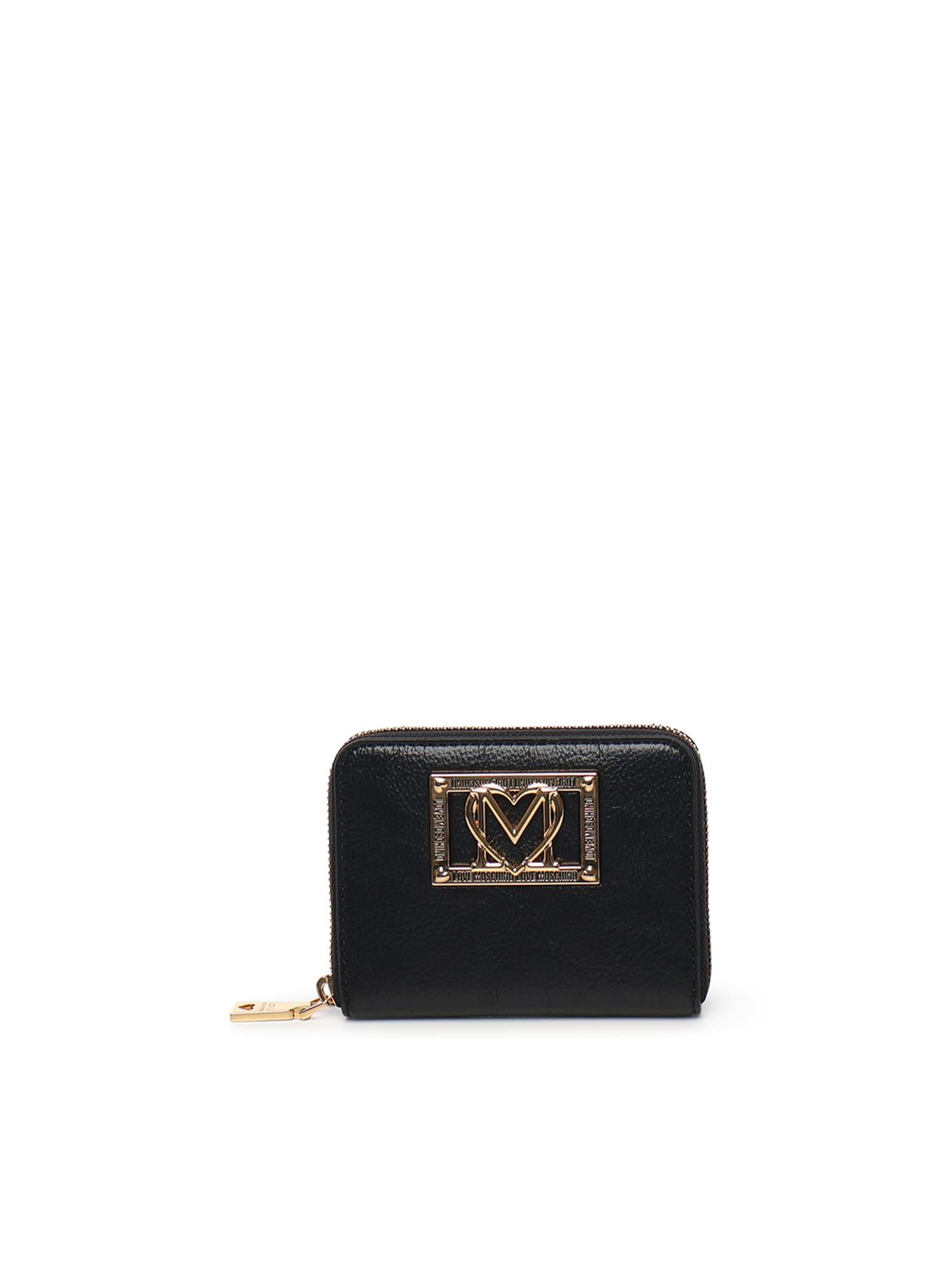 love moschino logo wallet
