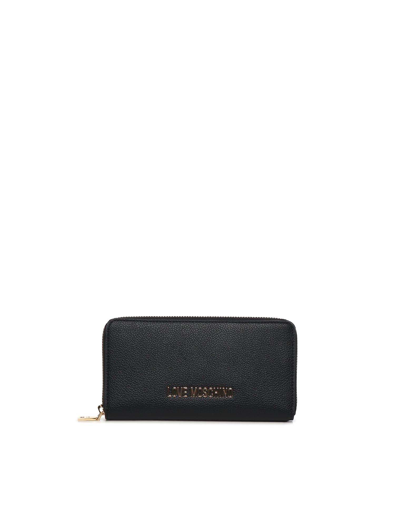 love moschino logo wallet
