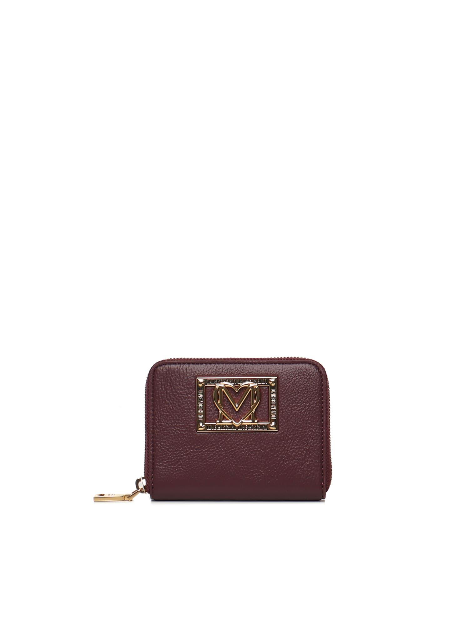 love moschino logo wallet