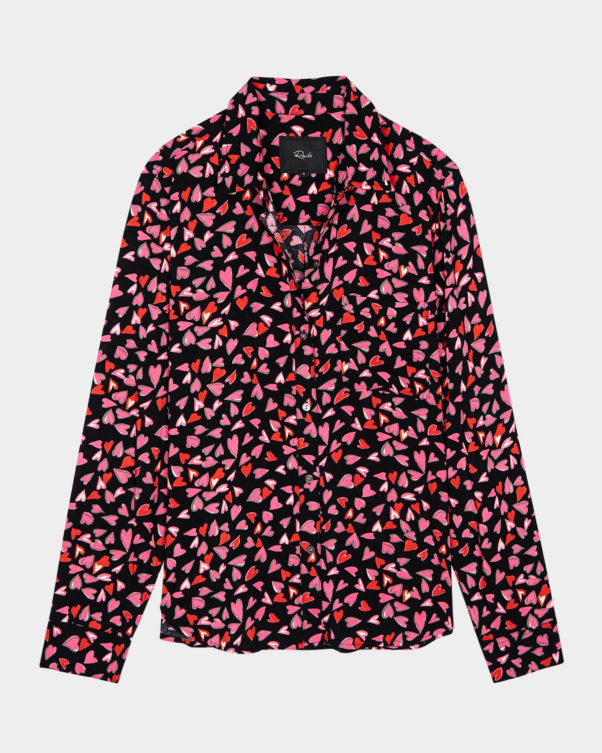 love struck josephine button-front shirt