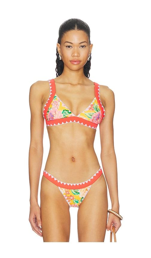 lovers and friends adrift top in tangerine.