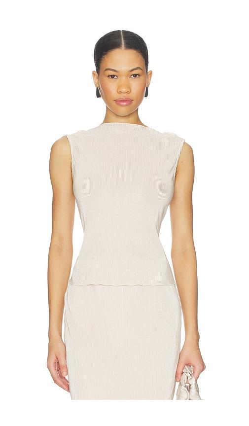 lovers and friends aileen top in beige.