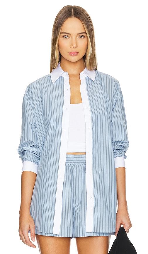 lovers and friends alice oversized top in multi.