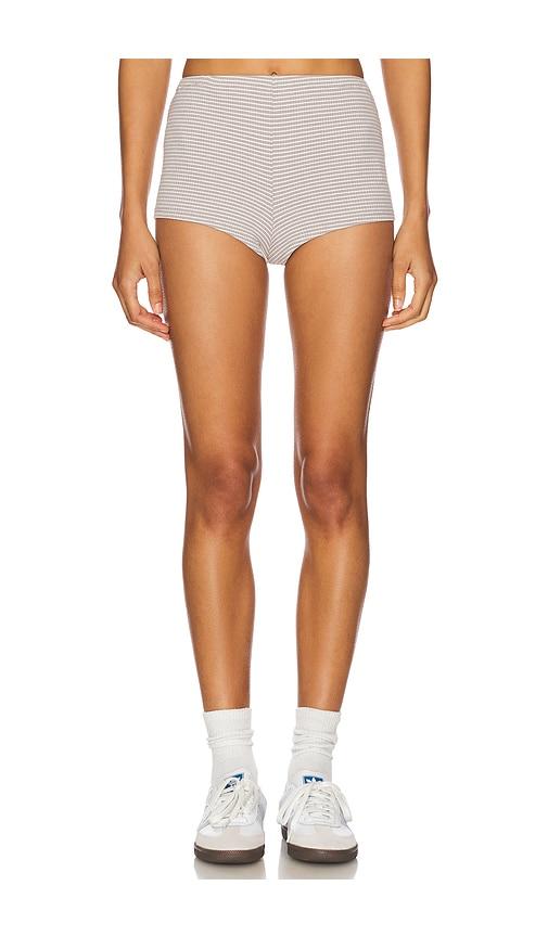 lovers and friends amber hot short in grey.