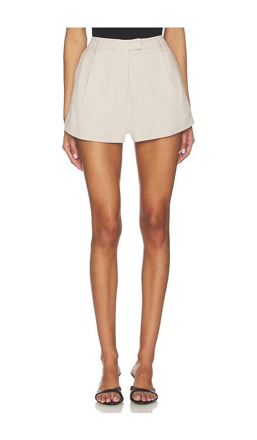 lovers and friends amelia shorts in beige.