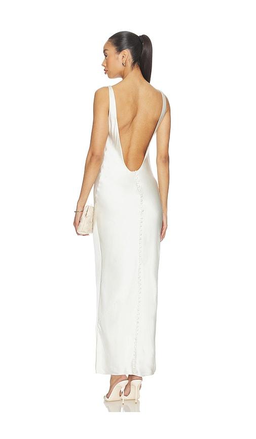 lovers and friends ana maxi dress in white.