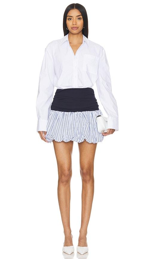 lovers and friends andi mini dress in white.