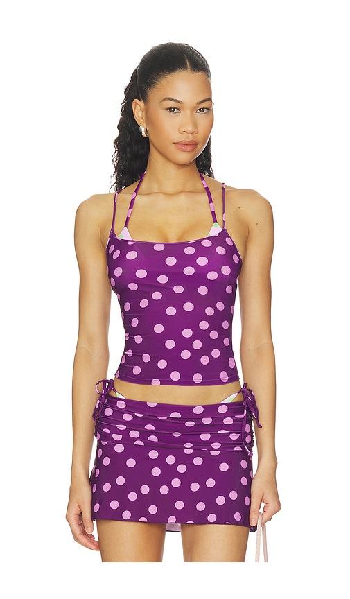 lovers and friends anelyn tank in purple.