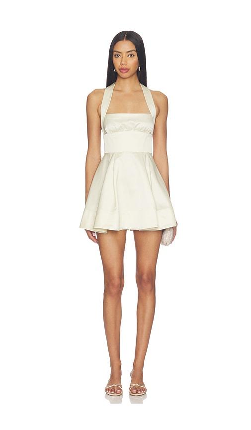 lovers and friends anina mini dress in ivory.