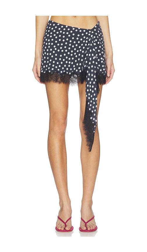 lovers and friends anneli mini skirt in black.