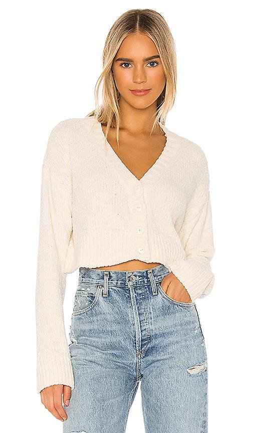 lovers and friends anya cardigan in ivory.