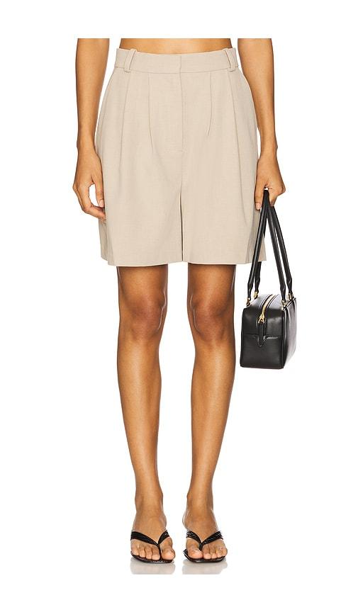 lovers and friends aria short in beige.