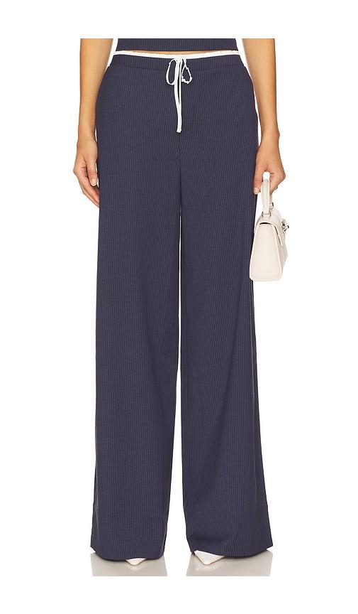 lovers and friends ashley pant in navy.