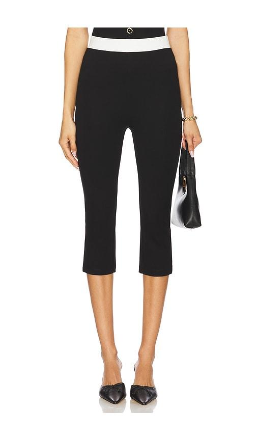 lovers and friends audrey capri pant in black.