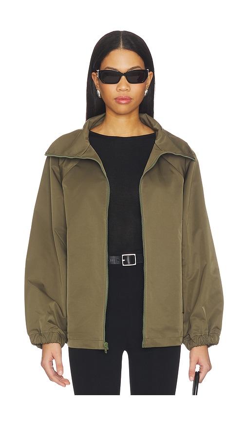 lovers and friends ayla jacket in olive.