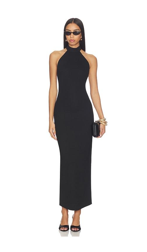 lovers and friends aylin maxi dress in black.