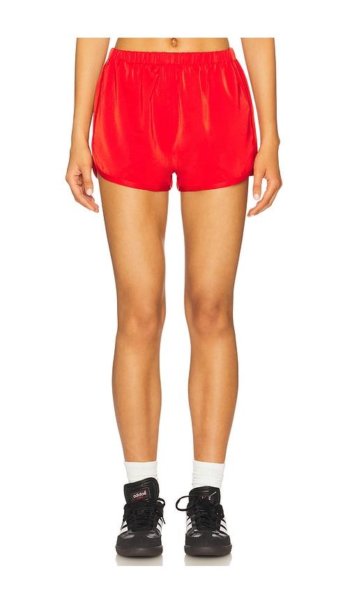 lovers and friends bailey short in red.