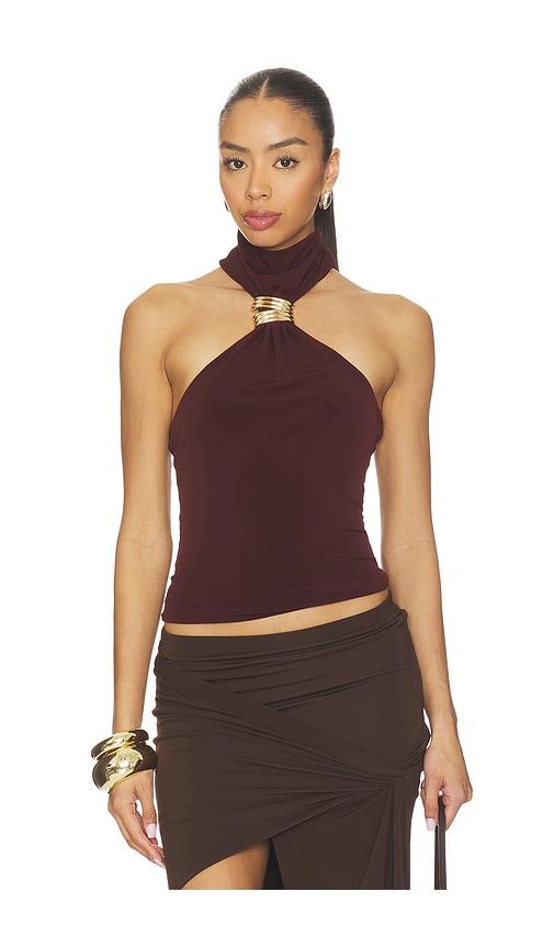 lovers and friends beila top in chocolate.