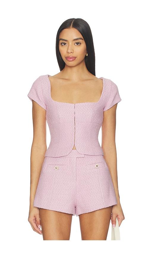 lovers and friends betsy top in rose.