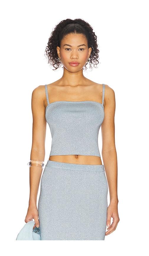 lovers and friends carla tank in blue.
