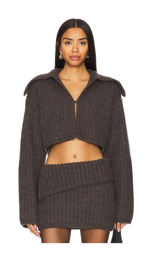 lovers and friends carolina cardigan in grey.