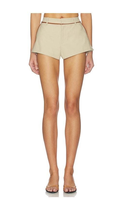 lovers and friends catharina short in beige.