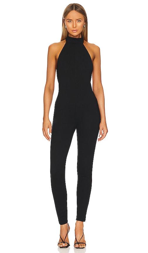lovers and friends christian jumpsuit in black.