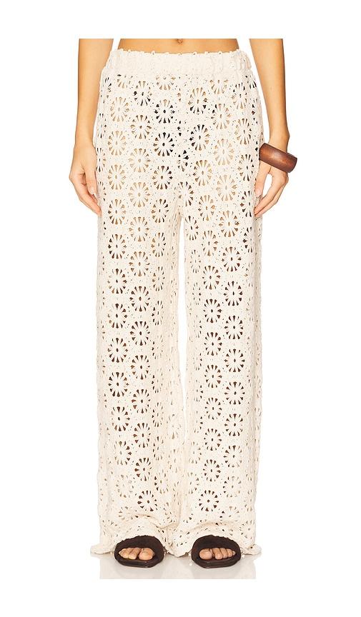 lovers and friends claire pant in ivory.