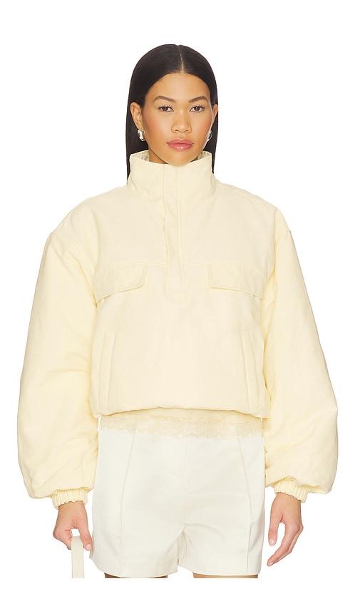 lovers and friends clarette jacket in yellow.