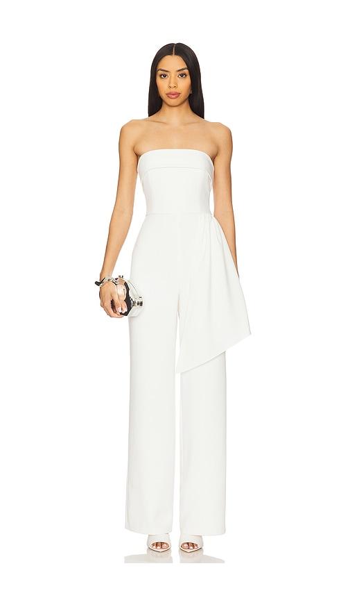 lovers and friends daisy jumpsuit in white.
