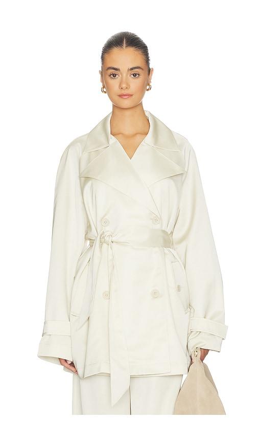 lovers and friends denver jacket in ivory.