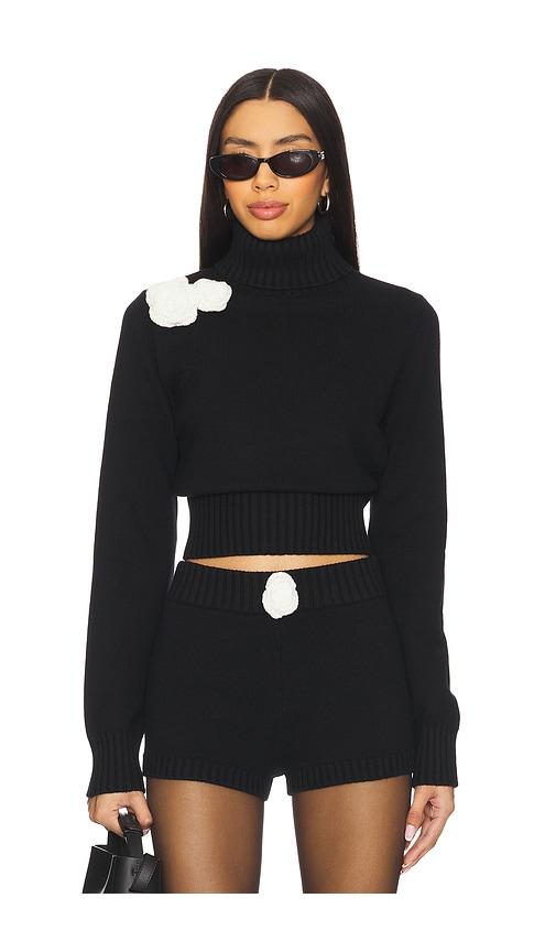 lovers and friends dinah sweater in black.