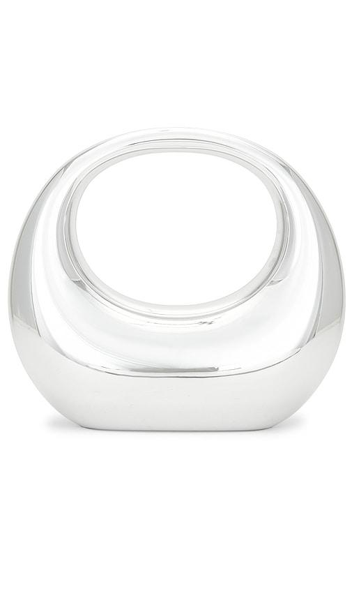 lovers and friends edie bag in metallic silver.